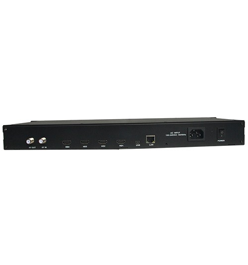 Modulateur DVB-T/T2 4 entree hdmi avec 1 canaux de sortie en dvbt-t2